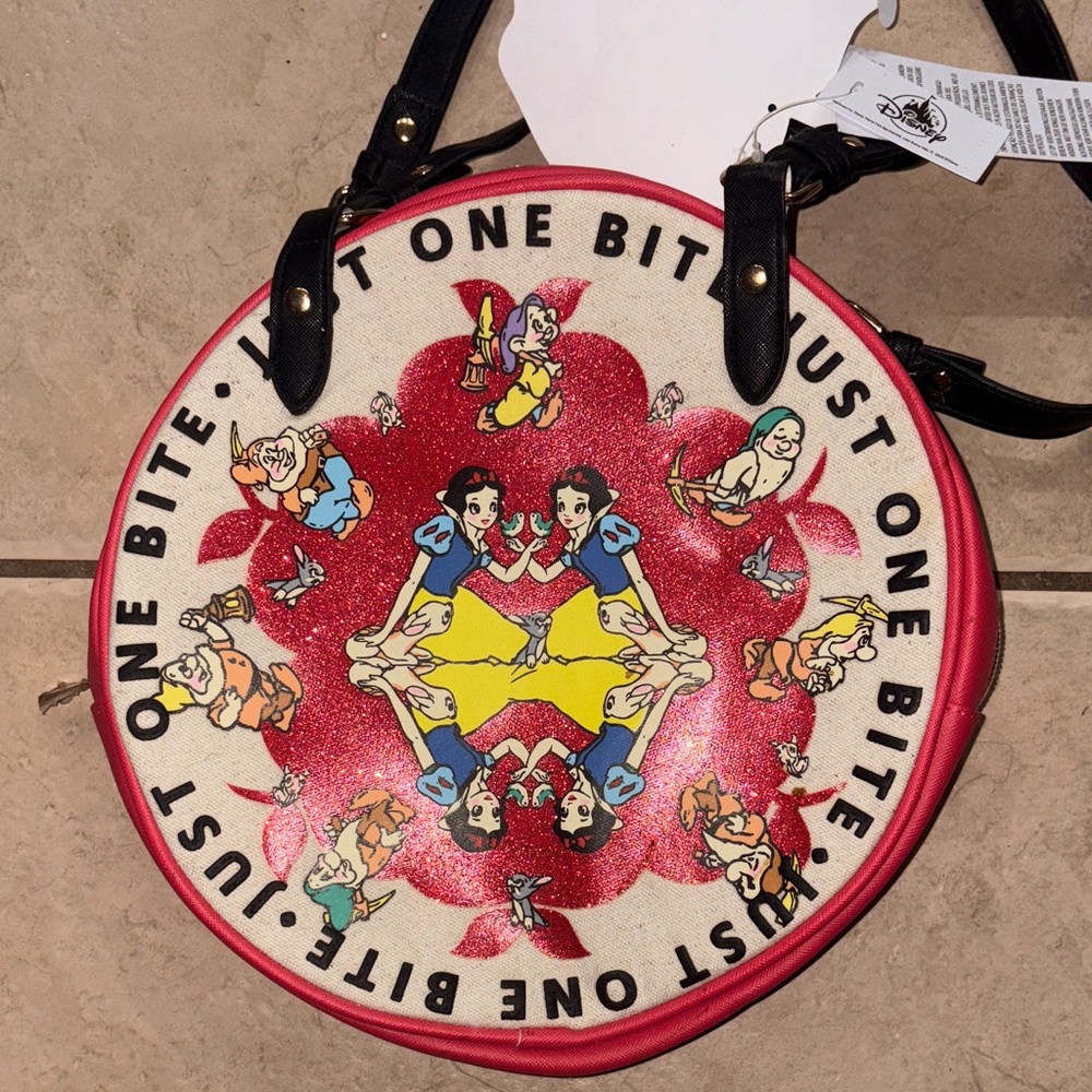 Disney Snow White Round Shoulder Bag - Red, Black, and Yellow